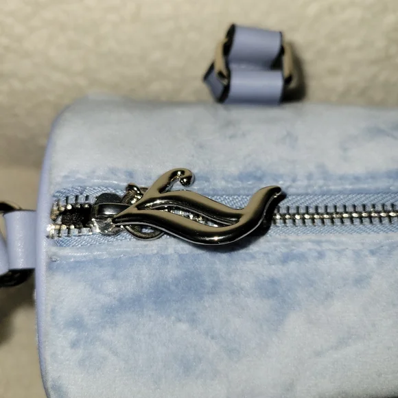 NWT Adorable Juicy Couture Slate Blue Purse - Picture 3 of 9